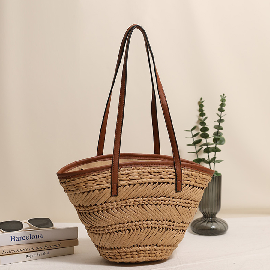 กระเป๋าสานทรงตะกร้าสำหรับฤดูร้ - Women'S Raffia Bags บทวิจารณ์และราคา