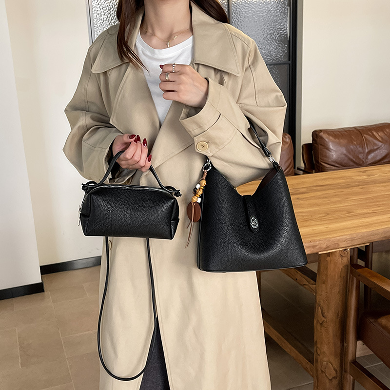 กระเป๋าถือวินเทจทรงถังแบบคอมโพ - Women'S Bags Handbags บทวิจารณ์และราคา