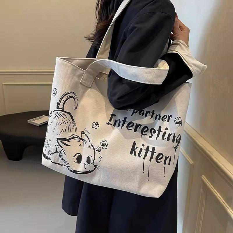 กระเป๋าโท้ทผ้าแคนวาสความจุขนาด - Women Bags 2026 Trends บทวิจารณ์และราคา