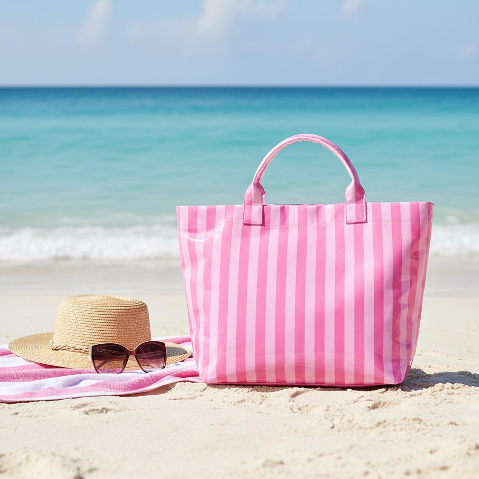 กระเป๋าโท้ทกันน้ำลายทางขนาดใหญ - Women'S Bags Handbags บทวิจารณ์และราคา